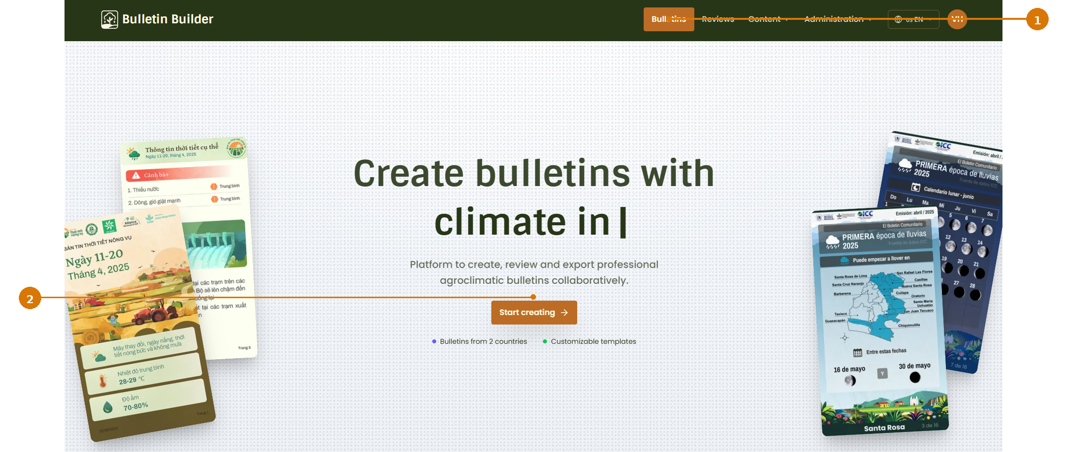Home page