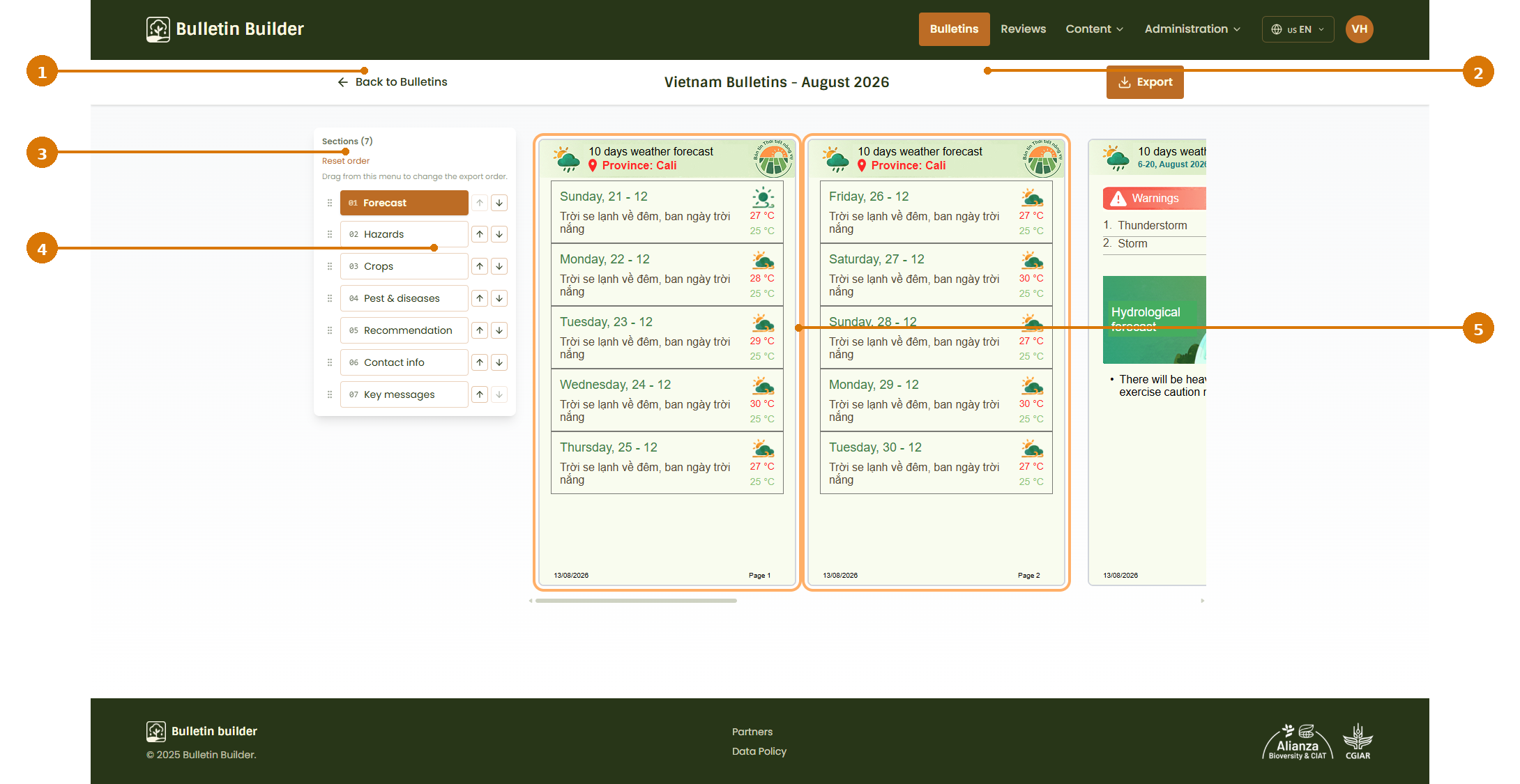 Published Bulletin